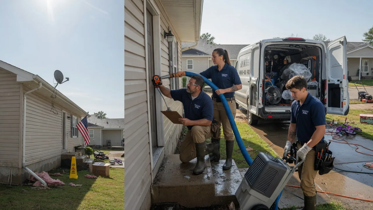 Ceiling Water Damage Restoration in Harmon, IL near me